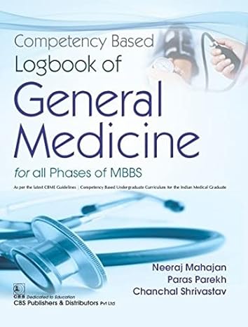 Competency Based Logbook Of General Medicine For All Phases Of Mbbs (Pb 2024)